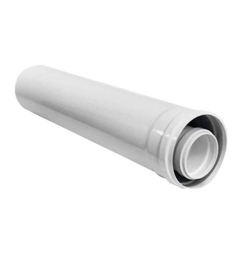 Коаксиальное удлинение Ferrum Ф 60/100 L=500 (EcoLAS)