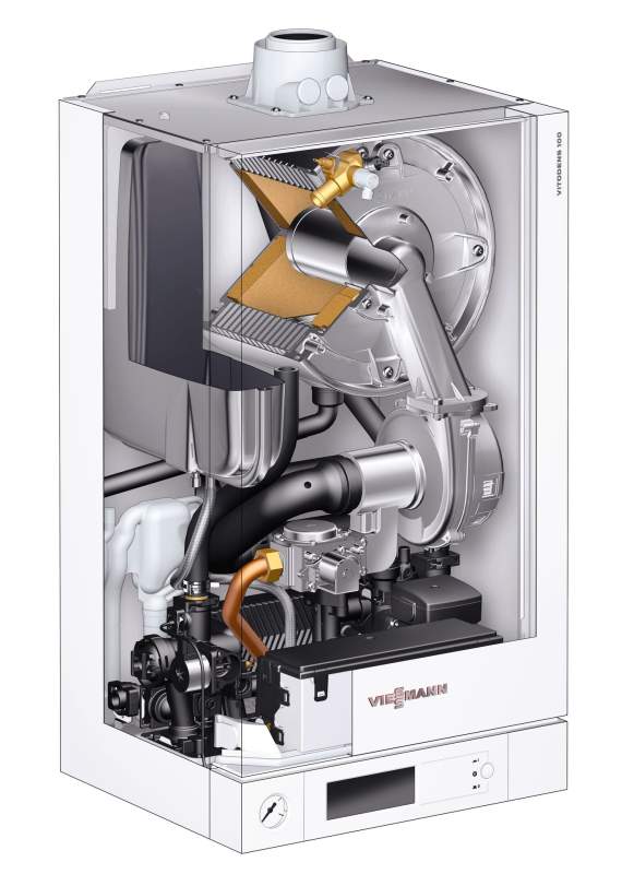 Конденсационный газовый котел Viessmann Vitodens 100 B1KC 35 (7570665)