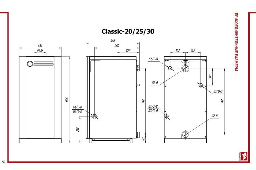 Газовый котел Лемакс Classic 20